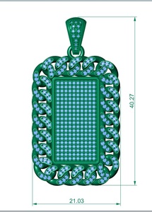 จี้ห้อยคอรูปป้ายห้อยคอสุนัขสุดเทรนดี้คุณภาพสูงประดับเพชร |   เครื่องประดับแฟชั่นสไตล์ฮิปฮอปสำหรับทุกเพศ ขายส่ง - Product Image 5