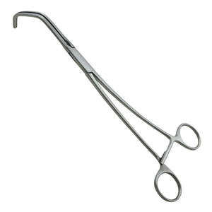Pince chirurgicale cardiovasculaire manuelle Satinsky Atrauma DeBakey 250 mm en acier inoxydable avec mâchoires atraumatiques KOUNAIN - Product Image 2