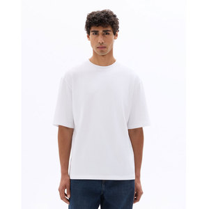 Camiseta de Manga Corta para Hombre, Corte Regular, Color Sólido, Algodón Jersey, Cuello Redondo, Estilo Casual, Ecológica, Estilo Urbano, 120g - Product Image 6