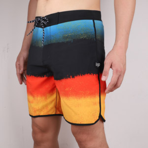 Shorts de bain pour hommes en gros, séchage rapide, respirants, coupe-vent, pour la plage, le surf, légers, en satin, imprimés sur mesure, cargo, pour l'été - Product Image 4