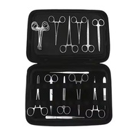 Kit d'instruments vétérinaires pour chirurgie générale, ensemble de base durable en acier inoxydable, approuvé ISO, COBECO INSTRUMENTS
