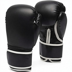 นวมชกมวยหนัง PU ยี่ห้อ FightBro แบบสั่งทำพิเศษ พร้อมสายรัดและที่จับมือ - Product Image 4