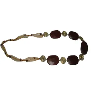 Modeschmuck Halskette Trendy In mehreren Farben Glas Perlenkette modische Trend Design New Custom ized