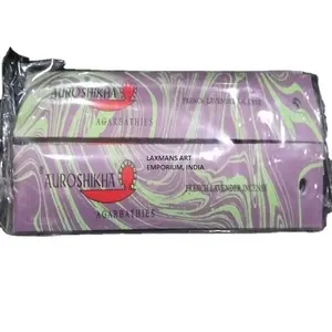 New Auroshikha Brand French <b>Lavender</b> <b>Perfumed</b> 10 Grams Pack Incense Sticks Wholesale Supplier From India. - Product Image 1
