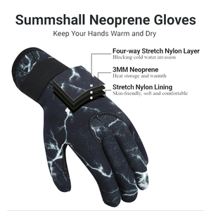 Gants de surf en néoprène personnalisés pour hommes, antidérapants, vente chaude, pour sports nautiques et plongée, avec faible MOQ et prix compétitif - Product Image 3