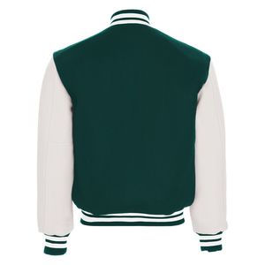 High Quality Custom Men's <b>Winter</b> <b>Jacket</b> Wool <b>Leather</b> Sleeve College Baseball University Pattern High Visibility Letter Design - Product Image 5