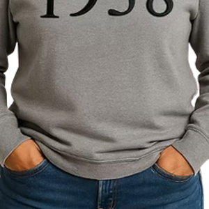 Sudadera Gris para Mujer con Bordado 3D, Estilo Casual, Manga Larga, Cómoda para el Día a Día - Product Image 5
