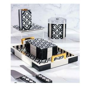 Meilleur Design Nouveau Nacre Incrustation Bakhoor Brûleur Plateau Coffret Arabe Mubkhara Porte-Encens & Diffuseur d'Aromathérapie Inde - Product Image 1