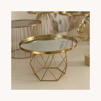 Support à gâteau en métal décoratif pour mariage, design unique, nouvelle arrivée, design élégant, support de service pour desserts, couleur et forme personnalisables