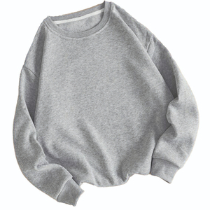 Sudadera de Forro Polar con Textura Tejida para Hombre, Ligera, Transpirable, de Secado Rápido, Cuello Redondo, Color Sólido, Moda de Invierno - Product Image 1