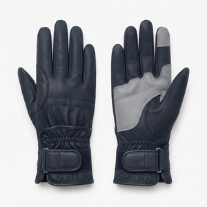 Gants d'équitation confortables pour l'entraînement avec construction respirante, paume durable et fermeture sécurisée du poignet - Product Image 5