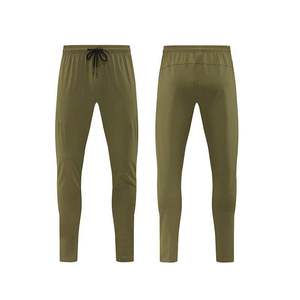 Pantalon de jogging évasé taille haute personnalisé pour homme en toile imperméable, coupe-vent et respirant de poids moyen - Product Image 2