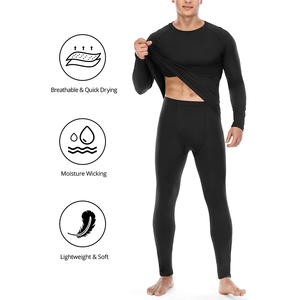 Leggings de sport pour hommes, respirants, haute élasticité, compression, polyester, manches longues, toutes saisons, musculation, entraînement - Product Image 2
