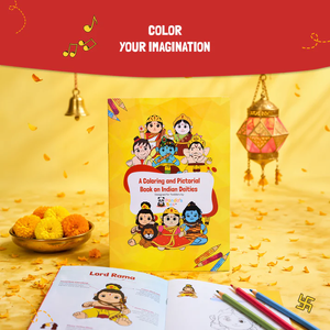 Libro de Colorear Educativo con Ilustraciones de Deyezidades Indias, Libro de Actividades de Dioses y Diosas Hindúes para el Aprendizaje Infantil - Product Image 5