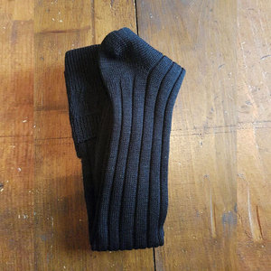 Custom OEM ODM Traditional Wool Blend <b>Long</b> Scottish Highland Kilt Hose <b>Socks</b> Black Factory Supplies - Product Image 2