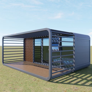 Lussuosa <span class=keywords><strong>Casa</strong></span> Mobile Grande 20ft 40ft, 28 Metri Quadrati, Prefabbricata Modulare in Acciaio, Cabina Apple per Hotel e Campeggio - Product Image 5