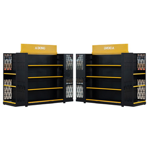 Double Sided <b>5</b> Tier Metal Display Rack Heavy Duty Retail Display Stand Vietnam OEM ADONG A50 - Product Image 1