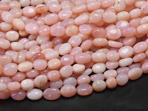 Perles de opale péruvienne rose traitée - Forme ovale lisse et polie, multi-tons, brin de 16 pouces, certifiées par un tiers - Grossiste - Product Image 4