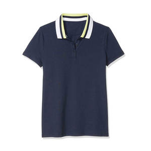 Chemises polo pour femmes respirantes à bas prix, vêtements pour adultes, manches courtes, chemises polo pour femmes disponibles en stock - Product Image 5
