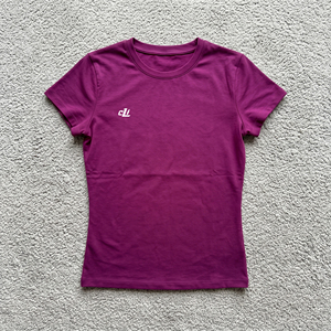 เสื้อยืดผู้หญิงสกรีนลายแบบใหม่ ทรงเข้ารูป สั้น แขนสั้น ผ้าถักทันสมัย ใส่ได้ทุกวัน - Product Image 3