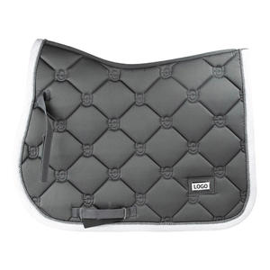 Tapis de selle bleu tout usage avec sangle de ceinture et rembourrage en polyester pour l'équitation - Product Image 2