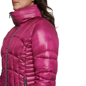 OEM Women's Puffer Jacket Custom Logo <b>Winter</b> <b>Quilted</b> Down Alternative Coat Lightweight Insulated Outdoor Fashion Jacket - Product Image 6