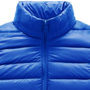 Hot Sale Montane Gilet <b>Vest</b> <b>For</b> <b>Men's</b> Blue Down Puffer <b>Vest</b> Stand Collar Zipper Front Winter Warm Casual Outerwear - Product Image 6