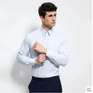เสื้อเชิ้ตผู้ชายลำลองสั่งทำขายส่ง ผ้าสเตรช แขนยาว กระดุมแถวเดียว ไซส์ใหญ่พิเศษ XL สำหรับฤดูใบไม้ร่วง ผ้ากันยับ ระบายอากาศได้ดี - Product Image 4