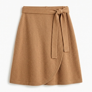Women's <b>Winter</b> Knit Wrap <b>Midi</b> <b>Skirt</b> Elegant Warm Tie-Side Casual <b>Skirt</b> OEM ODM Wholesale Factory Custom Logo Low MOQ - Product Image 5