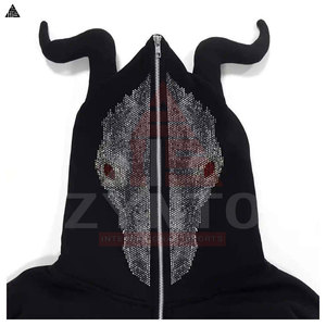 Sudaderas con Pedrería para Hombre, de Secado Rápido y Transpirables, de la Mejor Fabricación, Ropa Básica para Hombre, Sudaderas con Pedrería de Algodón Mezclado para Venta en Línea - Product Image 4