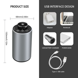 Diffuseur intelligent sans eau à nébulisation, rechargeable par USB, pour huiles essentielles pures, avec lumières LED, modèle 2025, le plus récent, portable pour la maison - Product Image 6