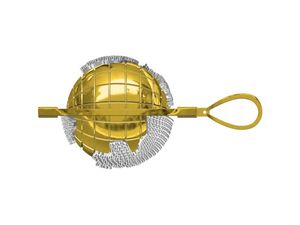 Pendentif globe terrestre personnalisé avec diamants de laboratoire, plaqué argent 925, pendentif hip-hop, bijoux de luxe personnalisés - Product Image 2