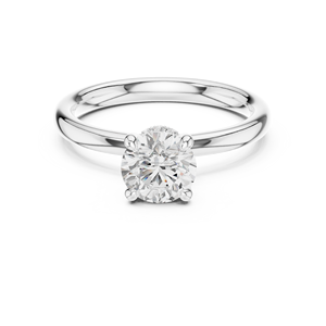 SANSET 10K Gold Plated Fashion <b>Statement</b> <b>Ring</b> for Women with CZ Diamond Round Brilliant Cut Ethnic Style - Product Image 4