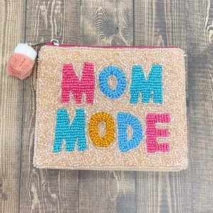 Porte-monnaie perlé coloré fait main pour enfants, portefeuille en tissu personnalisé avec fermeture éclair, pochette à monnaie, vente en gros, pochette perlée pour adolescents - Product Image 5