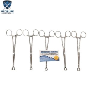 Pinzas Babcock de Alta Calidad de 7 Pulgadas, Acero Inoxidable, Mordazas Fenestradas Atraumáticas, Reutilizables, Autoclavables, Instrumentos Quirúrgicos - Product Image 5