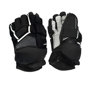 Gants de sport d'extérieur à doigts entiers en polyester avec fermeture auto-agrippante unisexe noir toutes saisons antidérapants 2027 - Product Image 3