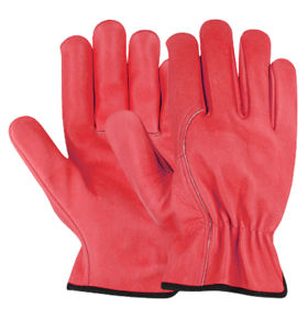 Premium Quality Goat Grain & Cow Split Leather <b>Driver</b> <b>Gloves</b> Heavy Duty Abrasion Resistant Durable Gardening <b>Gloves</b> - Product Image 5