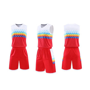 Low MOQ New Stock Men Basketball Uniform Breathable <b>Polyester</b> Latest Design Customized Logo Printing High Quality - Product Image 1