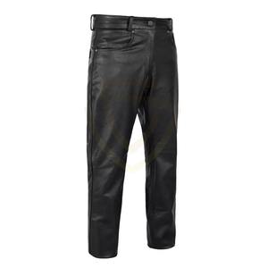 กางเกงหนังสั่งทำราคาส่งสำหรับผู้ชาย พร้อมโลโก้แบบกำหนดเอง ดีไซน์พิเศษ - Product Image 3