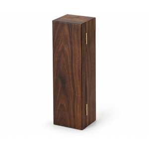 Boîte de présentation de vin en noyer en gros |   Coffret cadeau Sommelier Espresso Brown - Product Image 1