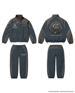 Nouvel Arrivage 2026 – Ensemble Survêtement Homme Hiver Deux Pièces Respirant Coupe-Vent avec Capuche et Short – Personnalisable en Nylon et Polyester - Product Image 1