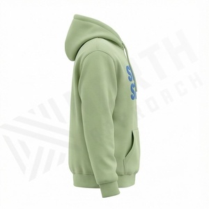 Sudadera con Capucha Oversize de Algodón Orgánico Ecológico, Personalizada con Estampado y Bordado, para Otoño, Sudadera de Forro Polar Sostenible, Cálida - Product Image 3
