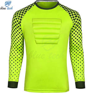 Camiseta de Portero de Fútbol Estampada de Alta Calidad con Protección en el Pecho, Manga Larga, Transpirable, Protección UV, Personalizable para Equipos - Product Image 5