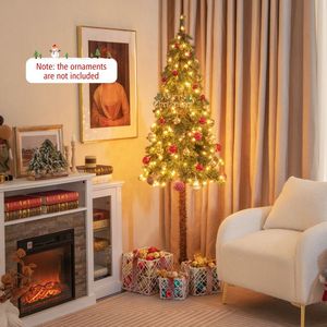 Pre-Lit Artificial Christmas <b>Tree</b> 6 Feet with 442 <b>Branch</b> Tips and 175 Lights - Product Image 2