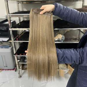 Extensions de cheveux naturels russes slaves du Vietnam, sans couture, à clipser, nouveau type de produit - Cuticules alignées - Tendance du moment - Product Image 2