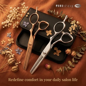 Tijeras de Belleza de Acero Inoxidable VG10 de 6 Pulgadas para Mano Derecha con Punta Afilada y Mango Ergonómico Mediano - Product Image 1