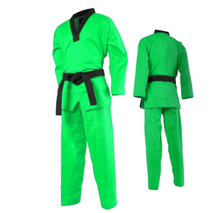 Custom Logo Taekwondo Dobok Uniform Breathable Polyester Cotton Quick Dry Shrink-Proof Unisex Adult - Product Image 3