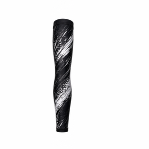 Mangas de compresión transpirables para hombre, personalizadas para deportes, fitness, correr, ciclismo, entrenamiento, soporte elástico y protección. - Product Image 5