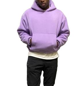 Sudadera con Capucha Extra Grande de Felpa de Algodón Grueso de Alta Calidad para Hombre, Unisex, con Cierre Completo y Logotipo Personalizado - Product Image 3