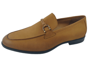 Mocassins en daim pour hommes, bout rond, avec boucle décorative, couleur unie, respirants, pour toutes les saisons, chaussures décontractées - Product Image 3
